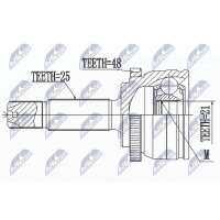 NTY NPZ-HY-556 Gelenksatz, Antriebswelle