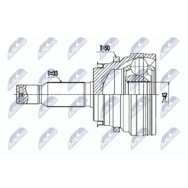 NTY NPZ-MS-064 Gelenksatz, Antriebswelle