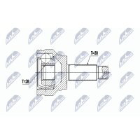 NTY NPZ-BM-016 Gelenksatz, Antriebswelle