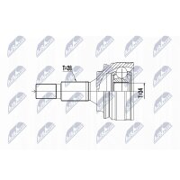 NTY NPZ-PE-031 Gelenksatz, Antriebswelle