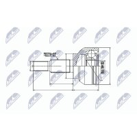 NTY NPZ-RE-034 Gelenksatz, Antriebswelle