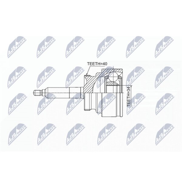NTY NPZ-DW-031 Gelenksatz, Antriebswelle