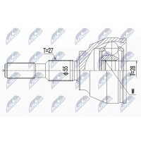 NTY NPZ-FR-056 Gelenksatz, Antriebswelle