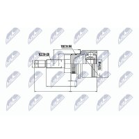 NTY NPZ-MZ-040 Gelenksatz, Antriebswelle