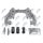 NTY HZP-AU-012A Halter, Bremssattel