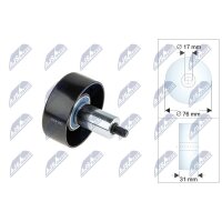 NTY RRK-CH-002 Spannrolle, Keilrippenriemen