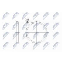 NTY NZA-VV-002 Sensorring, ABS