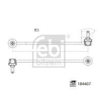 FEBI BILSTEIN 184407 Stange/Strebe, Stabilisator