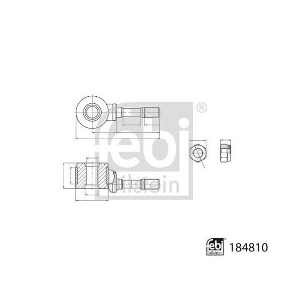 FEBI BILSTEIN 184810 Stange/Strebe, Stabilisator