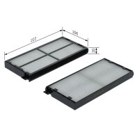 BOSCH 1 987 435 158 Filter, Innenraumluft