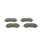 BOSCH 0 986 495 107 Bremsbelagsatz, Scheibenbremse