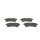 BOSCH 0 986 495 107 Bremsbelagsatz, Scheibenbremse