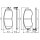 BOSCH 0 986 495 125 Bremsbelagsatz, Scheibenbremse