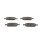 BOSCH 0 986 495 388 Bremsbelagsatz, Scheibenbremse