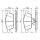 BOSCH 0 986 495 388 Bremsbelagsatz, Scheibenbremse
