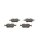 BOSCH 0 986 495 394 Bremsbelagsatz, Scheibenbremse