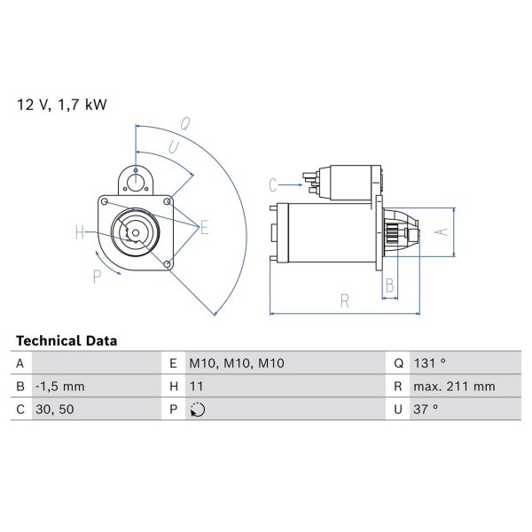 BOSCH 0 986 026 710 Starter