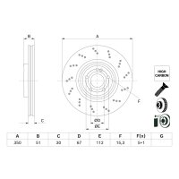 BOSCH 0 986 479 F10 Bremsscheibe