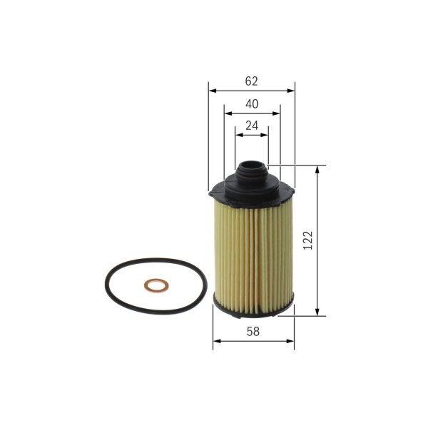 BOSCH F 026 407 348 Ölfilter
