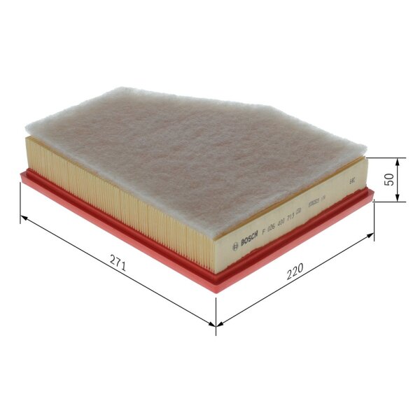 BOSCH F 026 400 713 Luftfilter