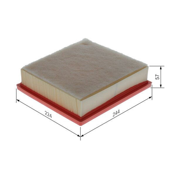 BOSCH F 026 400 737 Luftfilter