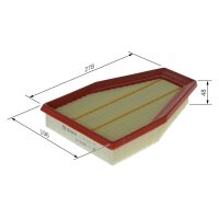 BOSCH F 026 400 755 Luftfilter