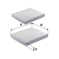 FILTRON K 1260-2x Filter, Innenraumluft