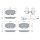 BOSCH 0 986 460 072 Bremsbelagsatz, Scheibenbremse