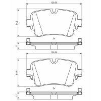 BOSCH 0 986 495 426 Bremsbelagsatz, Scheibenbremse