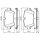 BOSCH 0 986 495 426 Bremsbelagsatz, Scheibenbremse