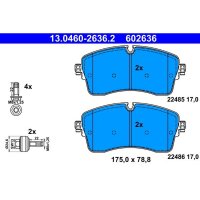 ATE 13.0460-2636.2 Bremsbelagsatz, Scheibenbremse