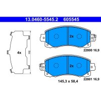 ATE 13.0460-5545.2 Bremsbelagsatz, Scheibenbremse