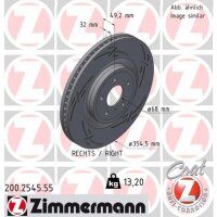 ZIMMERMANN 200.2545.55 Bremsscheibe