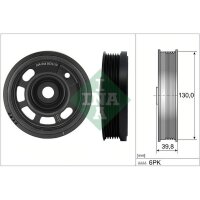 Schaeffler INA 544 0174 10 Riemenscheibe, Kurbelwelle