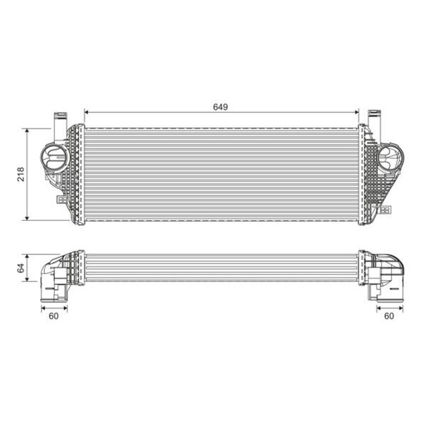 VALEO 822903 Ladeluftkühler