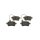 BOSCH 0 986 495 305 Bremsbelagsatz, Scheibenbremse