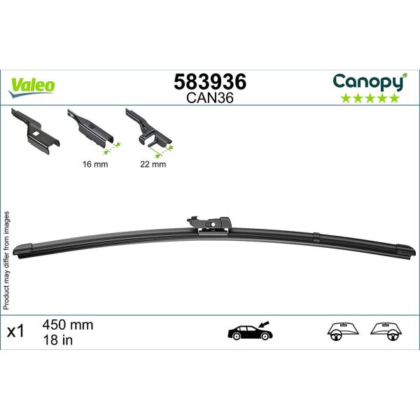 VALEO 583936 Wischblatt