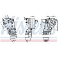NISSENS 91399 Ölkühler, Motoröl