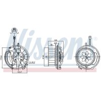 NISSENS 87524 Innenraumgebläse