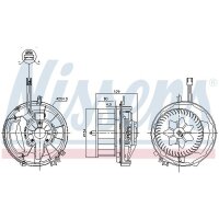 NISSENS 87587 Innenraumgebläse