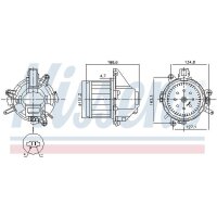 NISSENS 87596 Innenraumgebläse