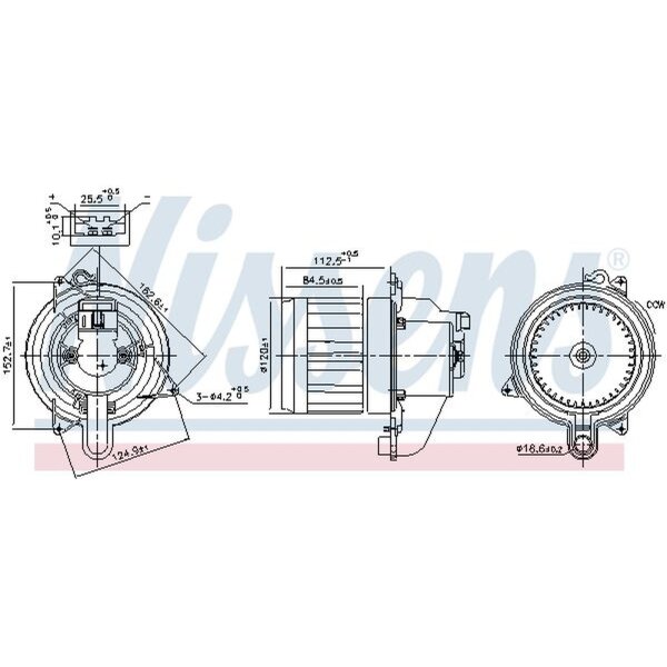 NISSENS 87609 Innenraumgebläse