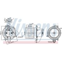 NISSENS 87609 Innenraumgebläse