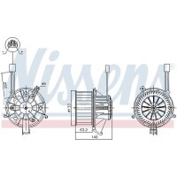 NISSENS 87612 Innenraumgebläse