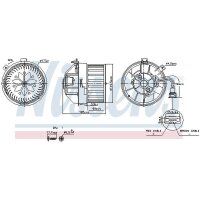 NISSENS 87628 Innenraumgebläse