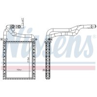 NISSENS 707191 Wärmetauscher, Innenraumheizung