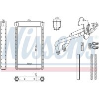 NISSENS 707282 Wärmetauscher, Innenraumheizung