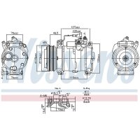 NISSENS 891005 Kompressor, Klimaanlage