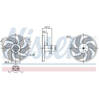 NISSENS 850084 Lüfter, Motorkühlung
