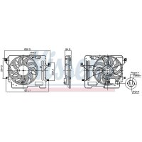NISSENS 850080 Lüfter, Motorkühlung